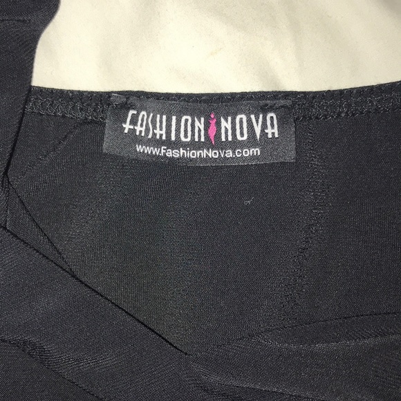 Black Fashion Nova Bodysuit - Picture 2 of 2